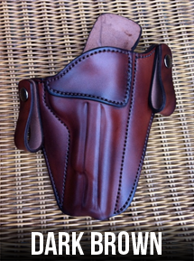 Dark Brown Leather Gun Holster